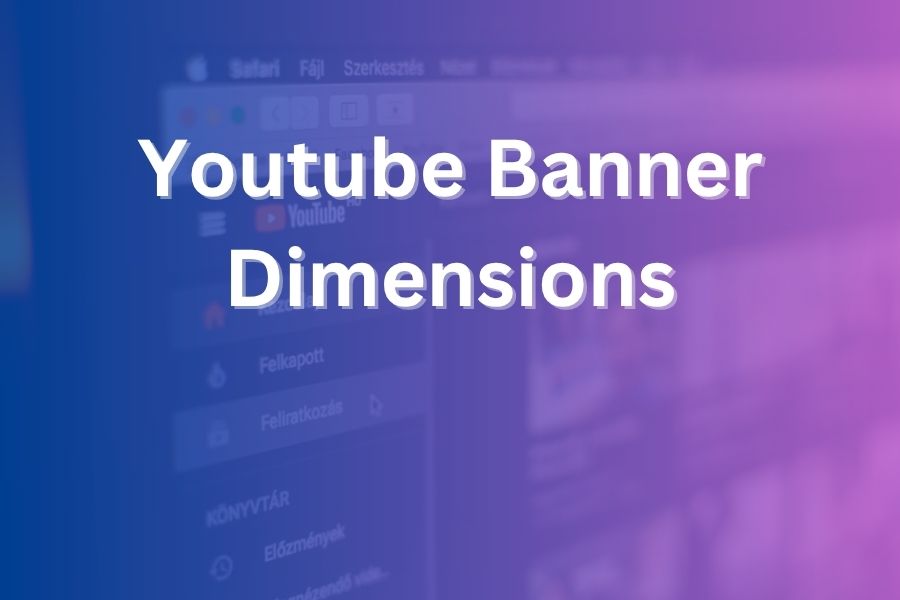 youtube banner dimensions